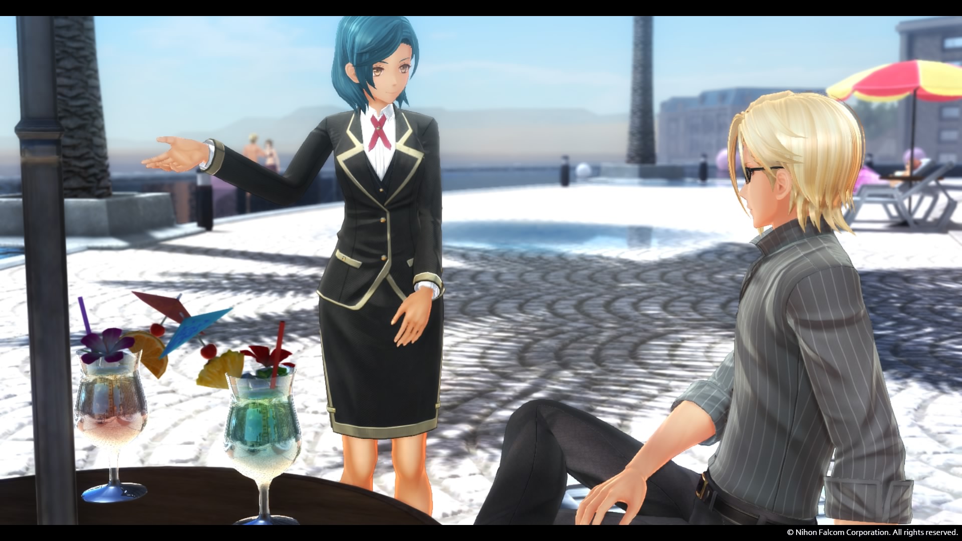 �v�[���T�C�h�Ńz�e���̏����Ɖ�b���Ă��郋�[�t�@�X